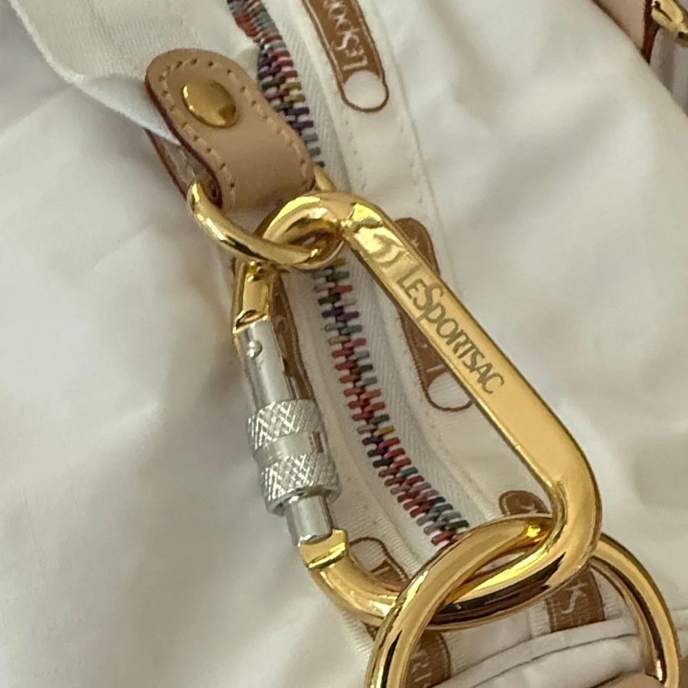 Lesportsac x Tokidoki White Duffle Bag with Strap - Picture 11 of 14